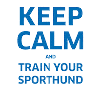 Sporthund keep calm agility keepcalm ths Sticker