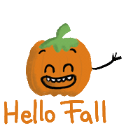 Halloween Fall Sticker