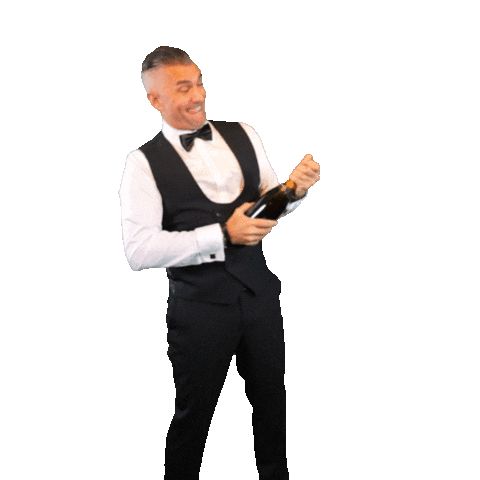 Oudejaarsavond Celebrating Sticker by Guido Weijers