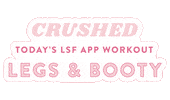 Workout Exercise Sticker by Love Sweat Fitness