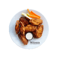 thewismerhouse chicken wings fried chicken chicken wings Sticker