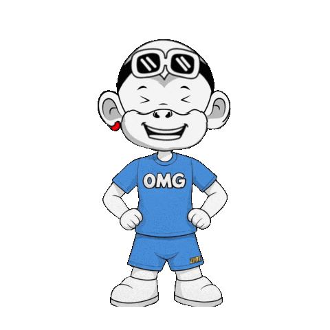 Surprised Face Wow Sticker by Zhot Shop