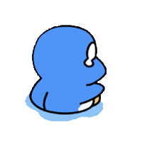 Tears Crying Sticker by Cozy the Penguin