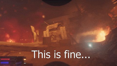 Game This Is Fine GIF by Live Motion Games