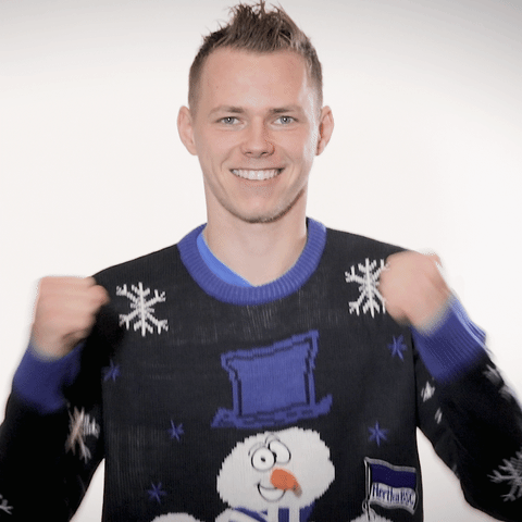 party christmas GIF by Hertha BSC