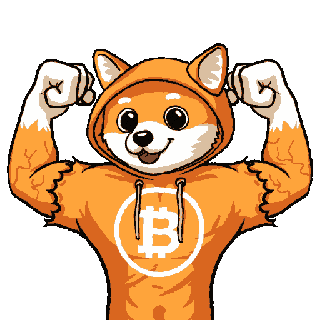 Bitcoin Bathing Sticker by $DOG