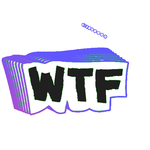 Text What Sticker by Contrast High