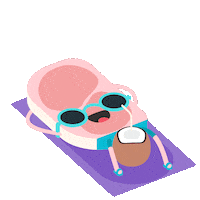 Summer Beach Sticker by Miguelgarest