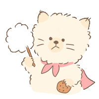 Cat Cookie Sticker by koimoffee