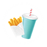 Hungry French Fries Sticker by Grubhub