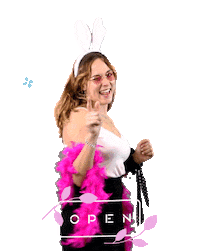 Bunny Carmen Sticker by Open Plaza