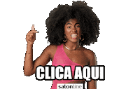 Clica Aqui Sticker by Salon Line