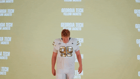 Georgia Tech Football Sport GIF by Georgia Tech Yellow Jackets