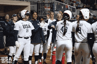 High Five Team Usa GIF by USA Softball