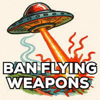 Ban Flying Weapons GIF by The LSD Hotel