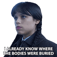 Addams Family Wednesday Sticker by NETFLIX