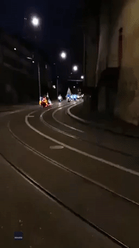 You'd Better Watch Out! Santa Biker Gang Rides Into Italian Town