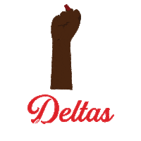 DearDelta dst 1913 thereds deltasigmatheta Sticker