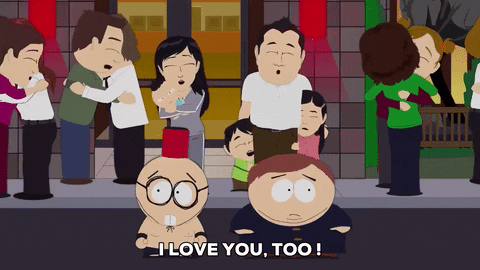 kissing eric cartman GIF by South Park 