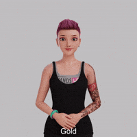 Gold Avatar GIF by Sign Time - SiMAX