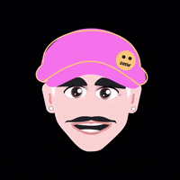 wu_cre8 face yummy justin mustache GIF