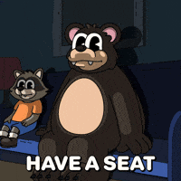 Sitting Sit Down GIF by Franky The Frog