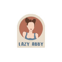 lazyabby lazy canva desing lazyabby Sticker