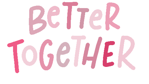 Better Together Friends Sticker