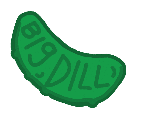 Big Deal Pickle Sticker by The Penny Paper Co.