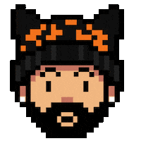 Pixel Wow Sticker by ERTgr