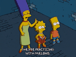 scared bart simpson GIF