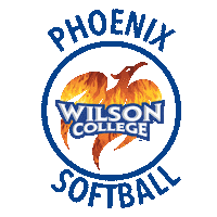 Softball Phoenix Sticker by Wilson College