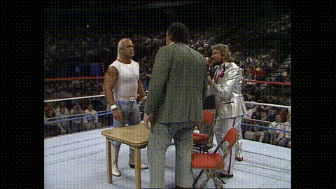 Integralist giphyupload wwf hulk hogan andre the giant GIF