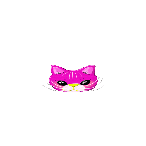 Cat Pink Sticker