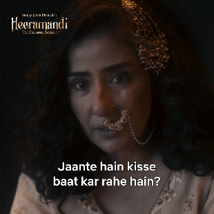 Sarcastic Manisha Koirala GIF by Heeramandi On Netflix