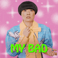 I Am Sorry Oops GIF by Atsuko Okatsuka