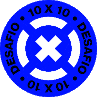 desafio10x10 purpose 10x10 jornadax desafio10por10 Sticker