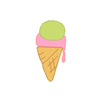 Refreshing Ice Cream Sticker by idengraph