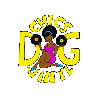 Record Player Vinyl Sticker by Ephemera