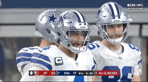 Shocked Dallas Cowboys GIF by NFL