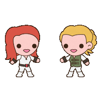 Happy Black Widow Sticker by Marvel Studios