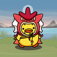 digitalducks stabby quacks cartoon duck digital ducks GIF