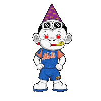 New York Mets Win Sticker by Zhot