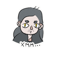 shturmik thinking hmm witcher gerald Sticker