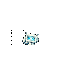 Robot Yes Sticker by Digi 995