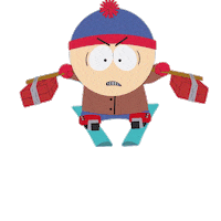 Stan Marsh Ski Sticker by South Park
