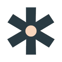 Visual Design Flower Sticker