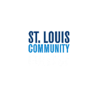St Louis Blues Education Sticker by St. Louis Community College