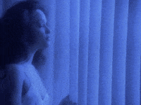 blue light prince GIF