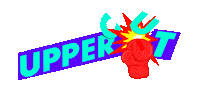 Boxing Uppercut Sticker by LeCercle-Boxing